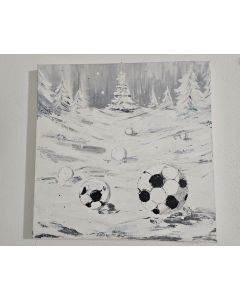 Dipinto "Gol nella Terra delle Meraviglie Invernali"