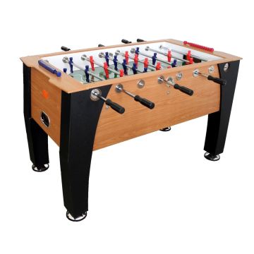 Foosball BERNABEU-telescopic rods-tempered glass