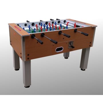 Calcio Balilla ARES color legno (gettoniera) - aste telescopiche