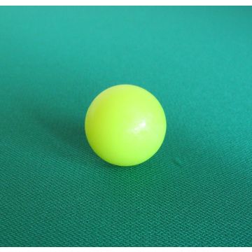 Pallina di colore giallo per calcio balilla