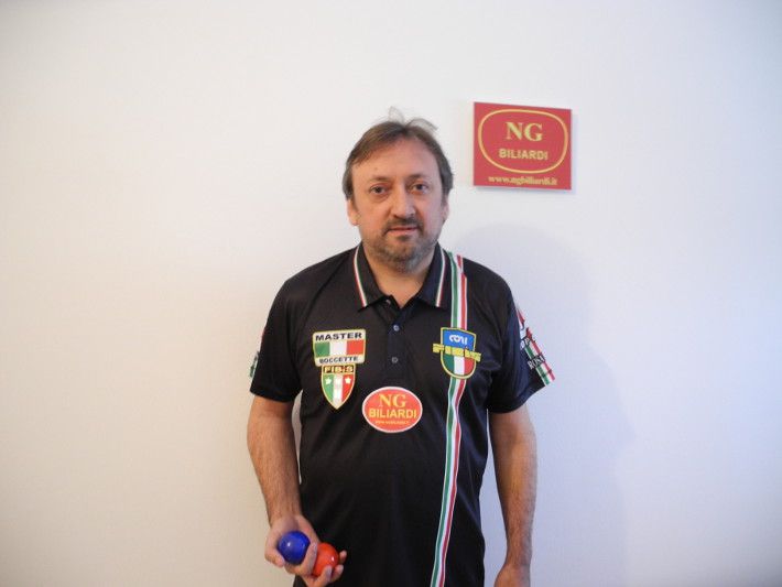 Enrico Rosa Tre volte Campione Italiano Boccette