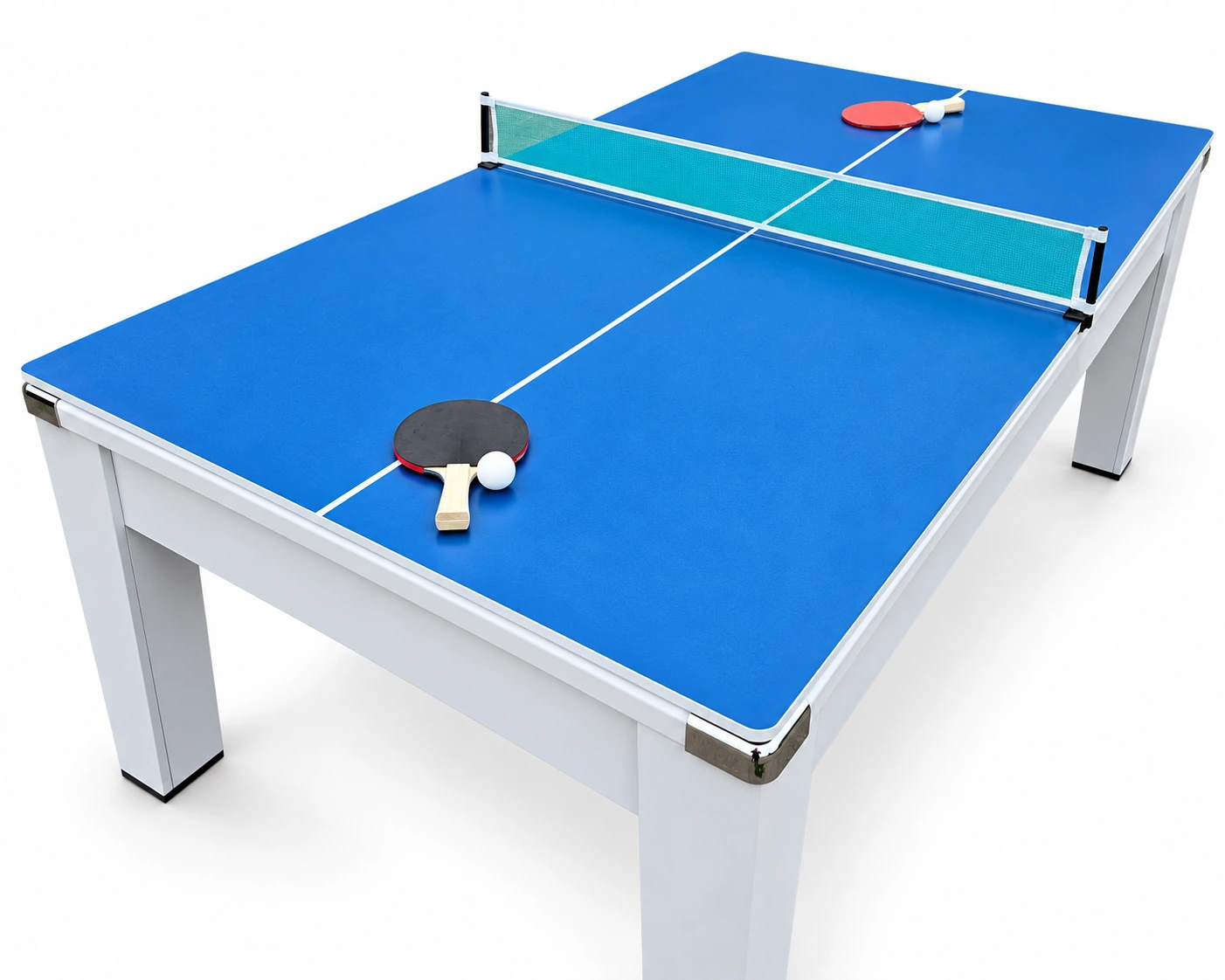 Biliardo Tavolo DAYTONA BIANCO 5 in 1 — Il piano per il ping pong