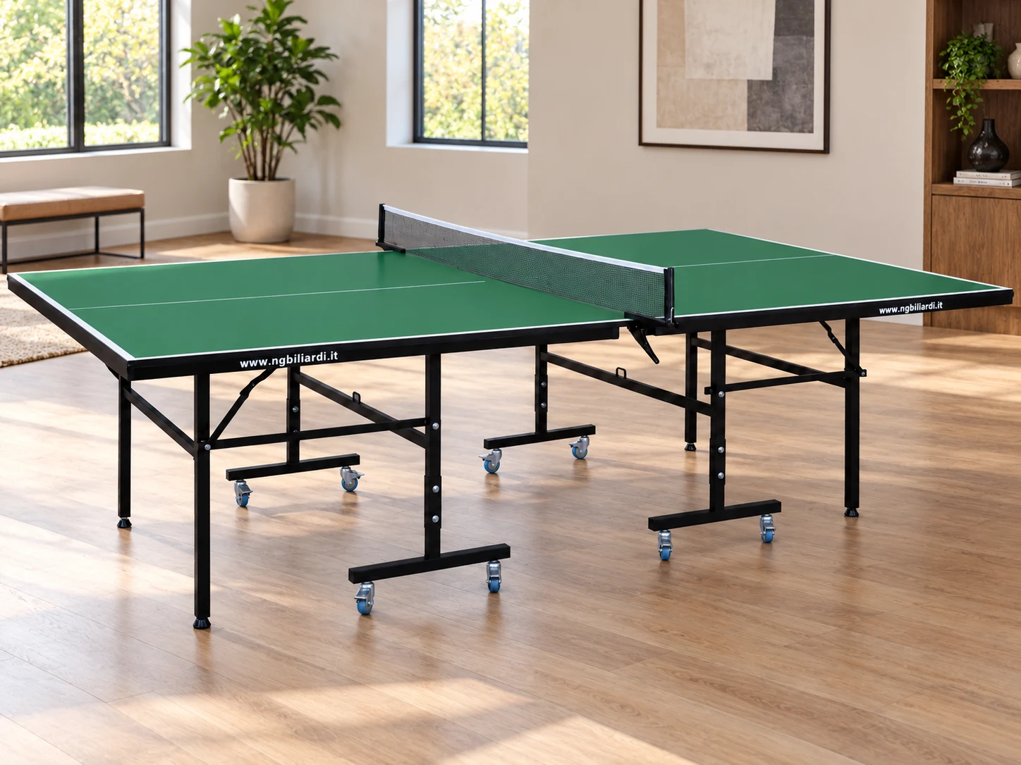 PING PONG WIMBLEDON INTERNO (verde) — ambientazione ricreata dalla fotografia del modello