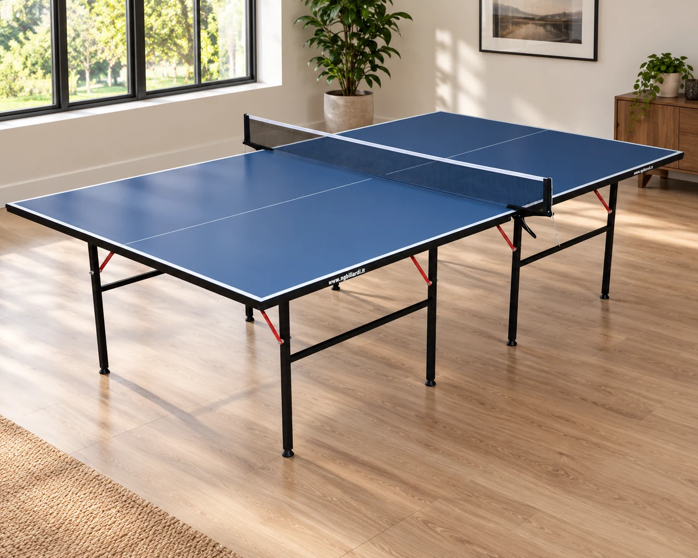 PING PONG MASTER INTERNO (blu) — ambientazione ricreata dalla fotografia del modello