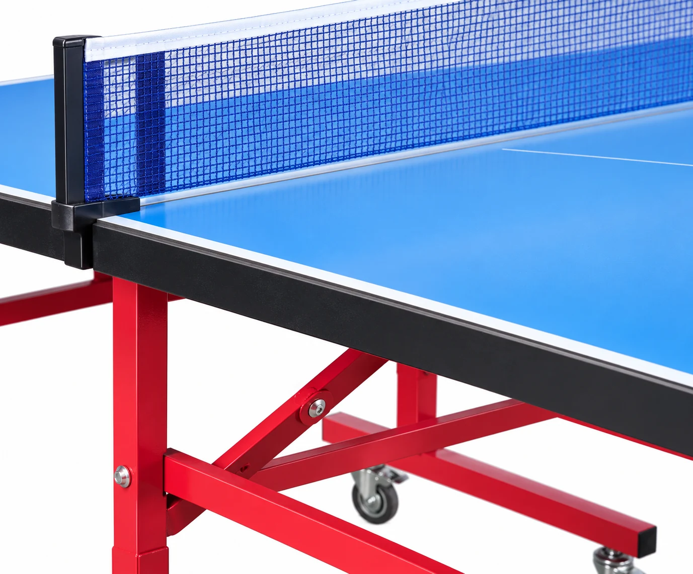 Ping Pong Garros da Esterno Alluminio — Il campo da vicino