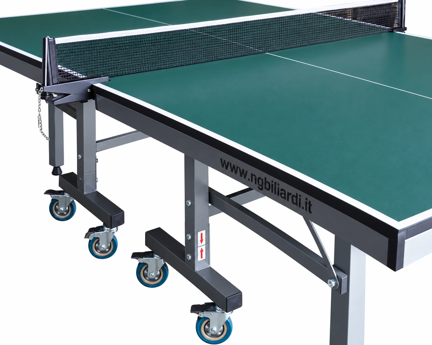Ping Pong COMPETITION PRO (verde) — Il campo da vicino