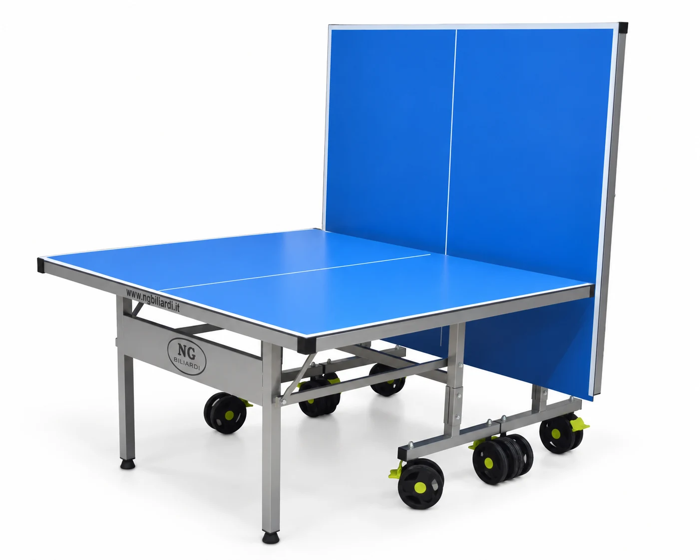 Ping Pong Top Spin da Esterno in Alluminio — configurazione e struttura