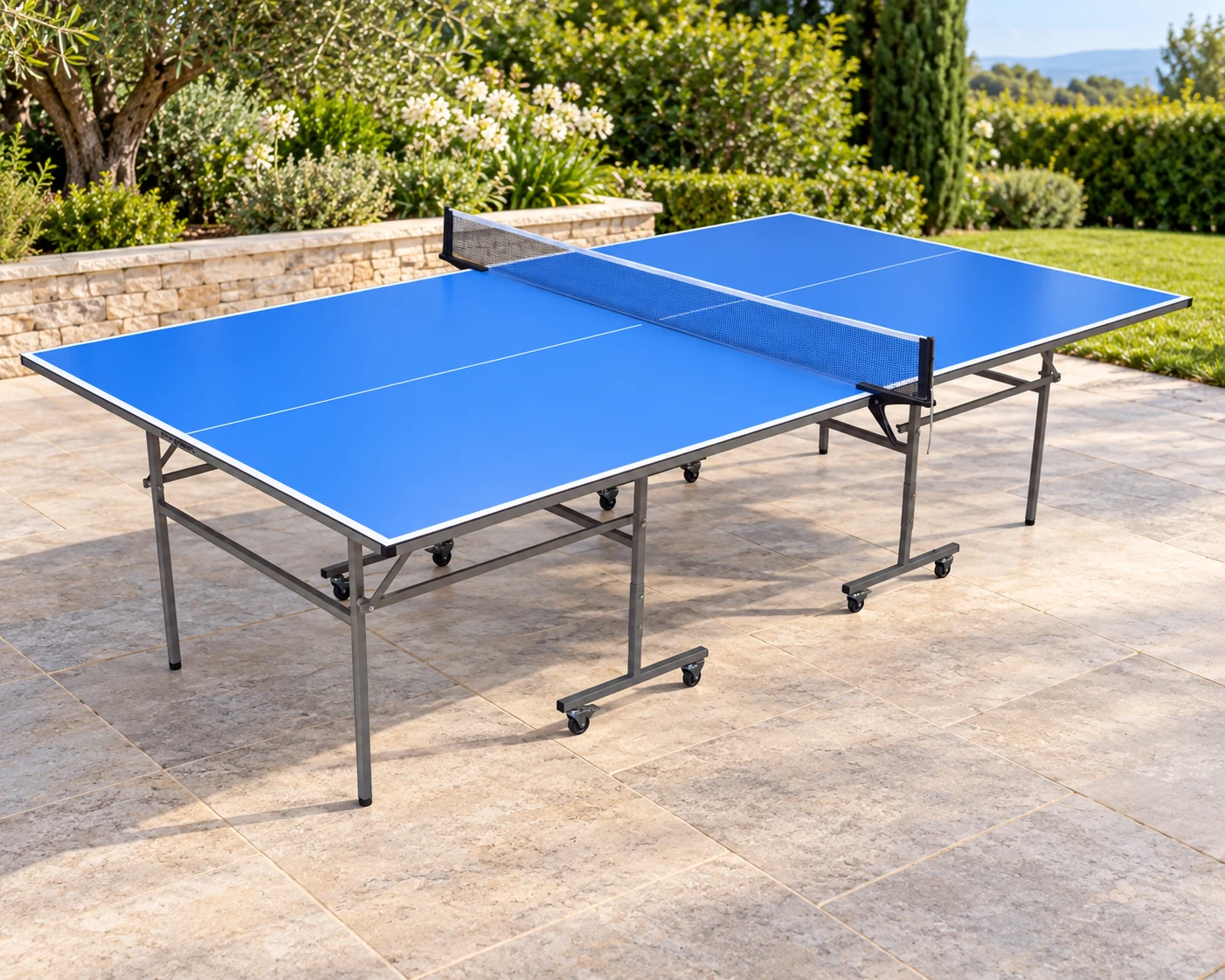 Ping Pong RAIDER da esterno — ambientazione ricreata dalla fotografia del modello