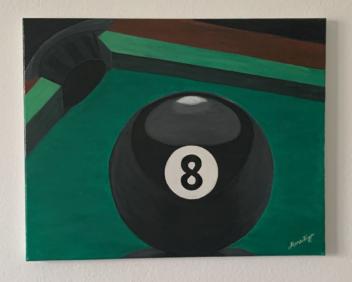 Dipinto Biglia Numero 8